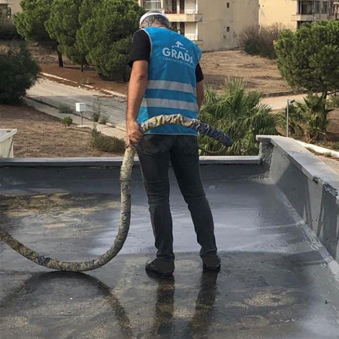 Teras Yalıtımı Sıcak Poliürea Kaplama